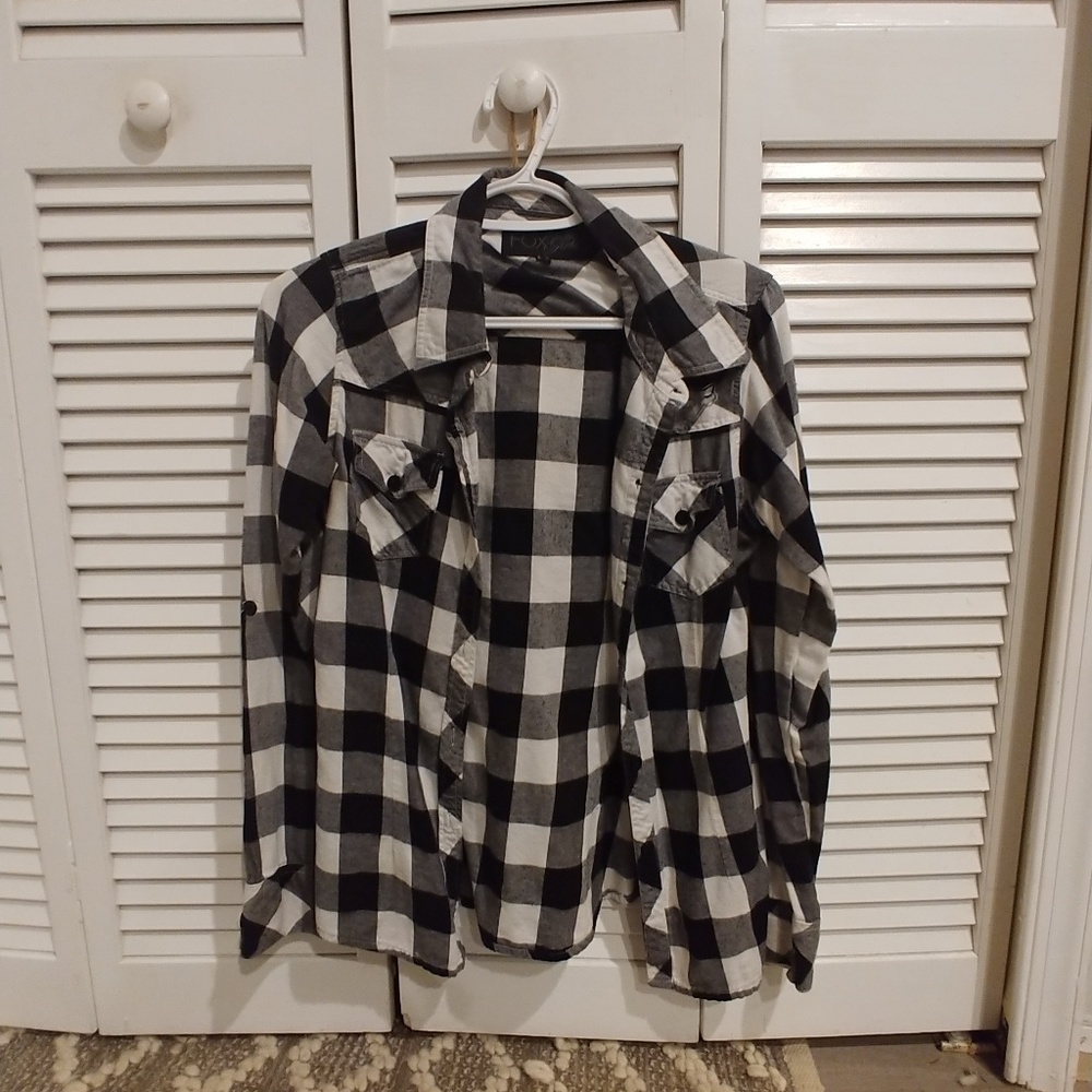 FOX plaid flannel